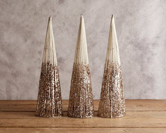 Snowed Christmas Cone Tree-0