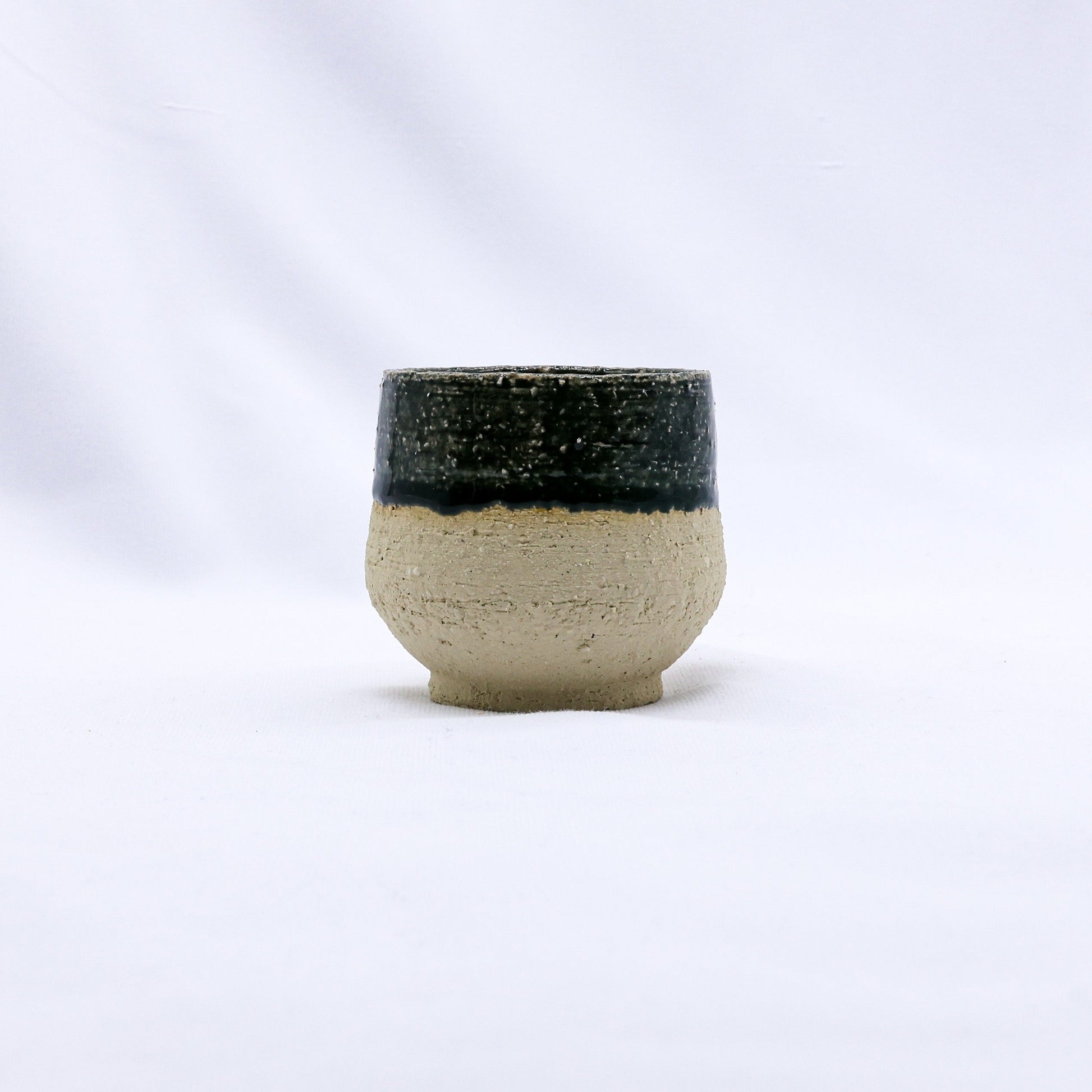 Bluvio Tazza Handmade Ceramic Milled Stoneware Cappucino Mug-0