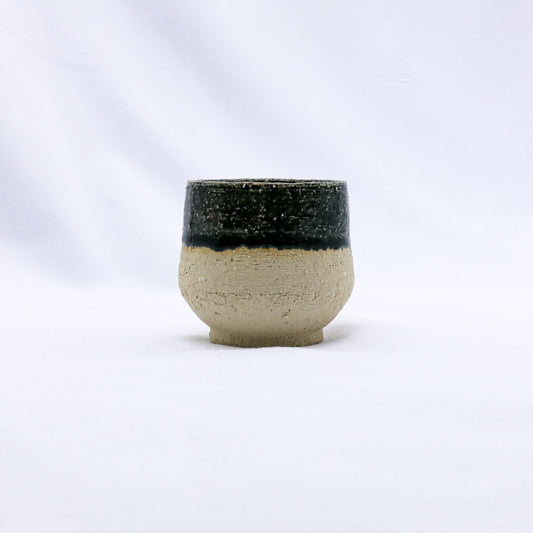 Bluvio Tazza Handmade Ceramic Milled Stoneware Cappucino Mug-0