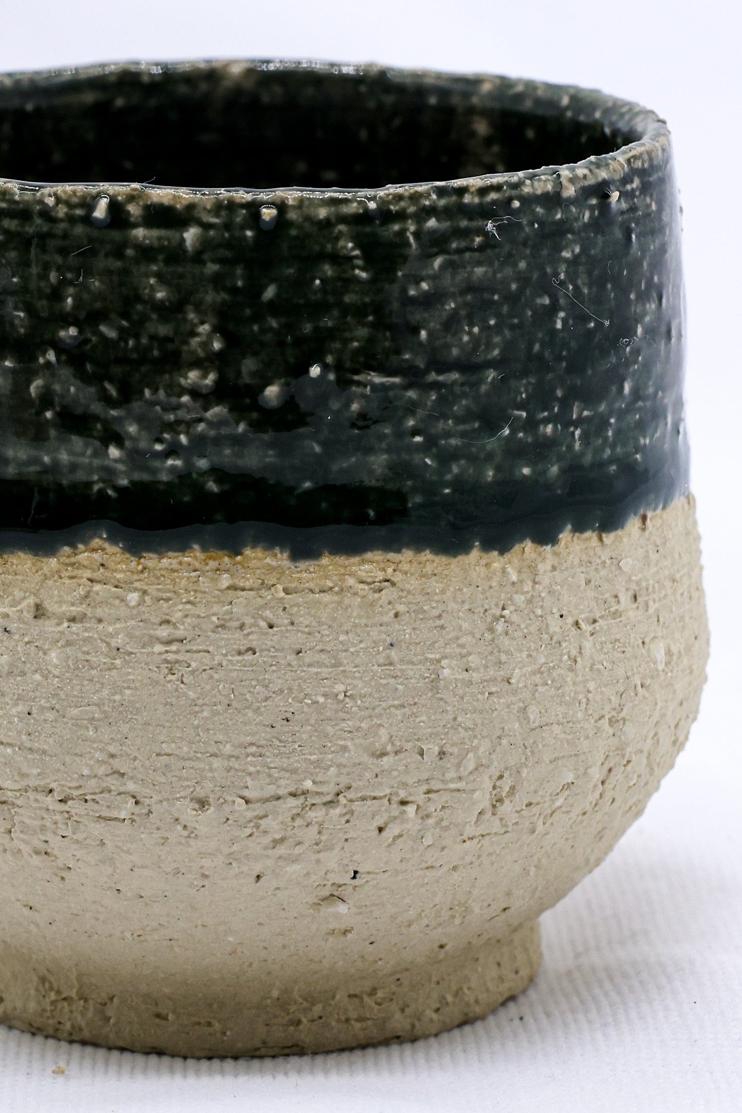 Bluvio Tazza Handmade Ceramic Milled Stoneware Cappucino Mug-1